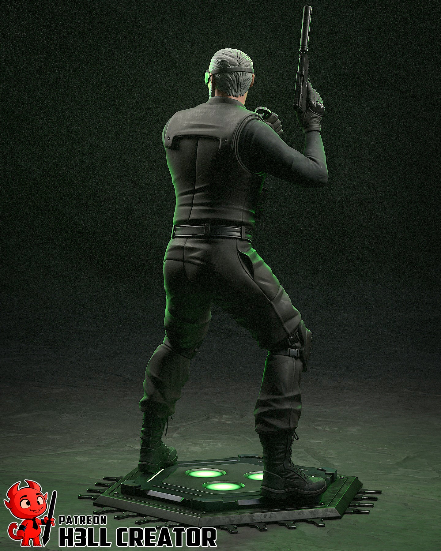 Sam Fisher | 3D Printed Resin Model | Unpainted or Hand-Painted