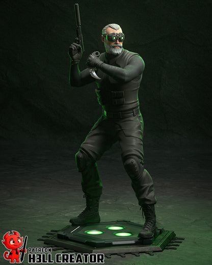 Sam Fisher | 3D Printed Resin Model | Unpainted or Hand-Painted