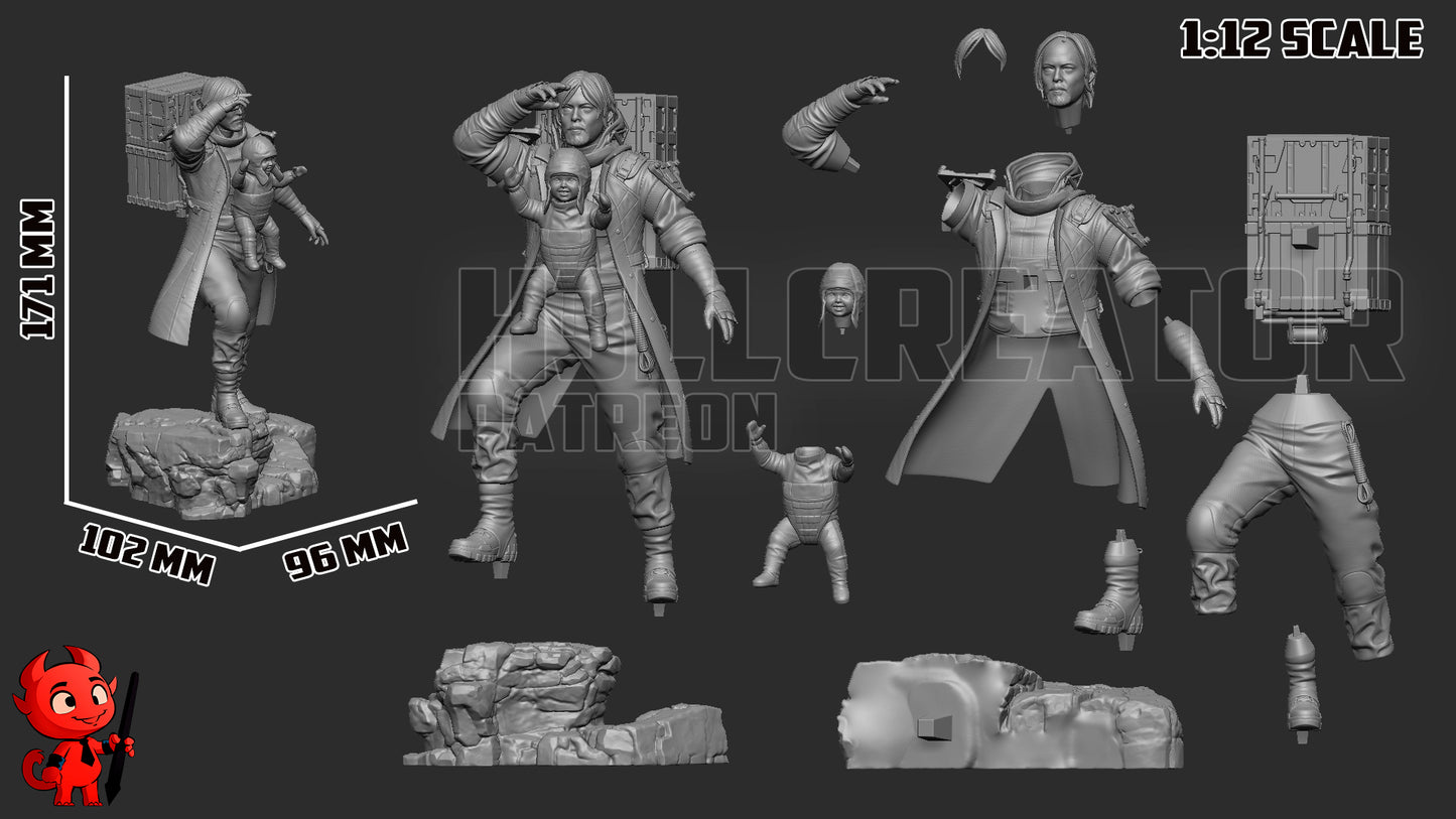 Sam Bridges | 3D Printed Resin Model | Unpainted or Hand-Painted