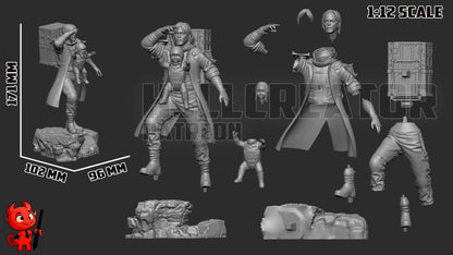 Sam Bridges | 3D Printed Resin Model | Unpainted or Hand-Painted
