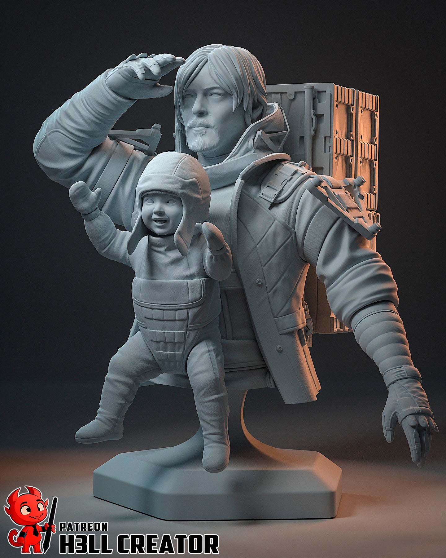 Sam Bridges | 3D Printed Resin Model | Unpainted or Hand-Painted