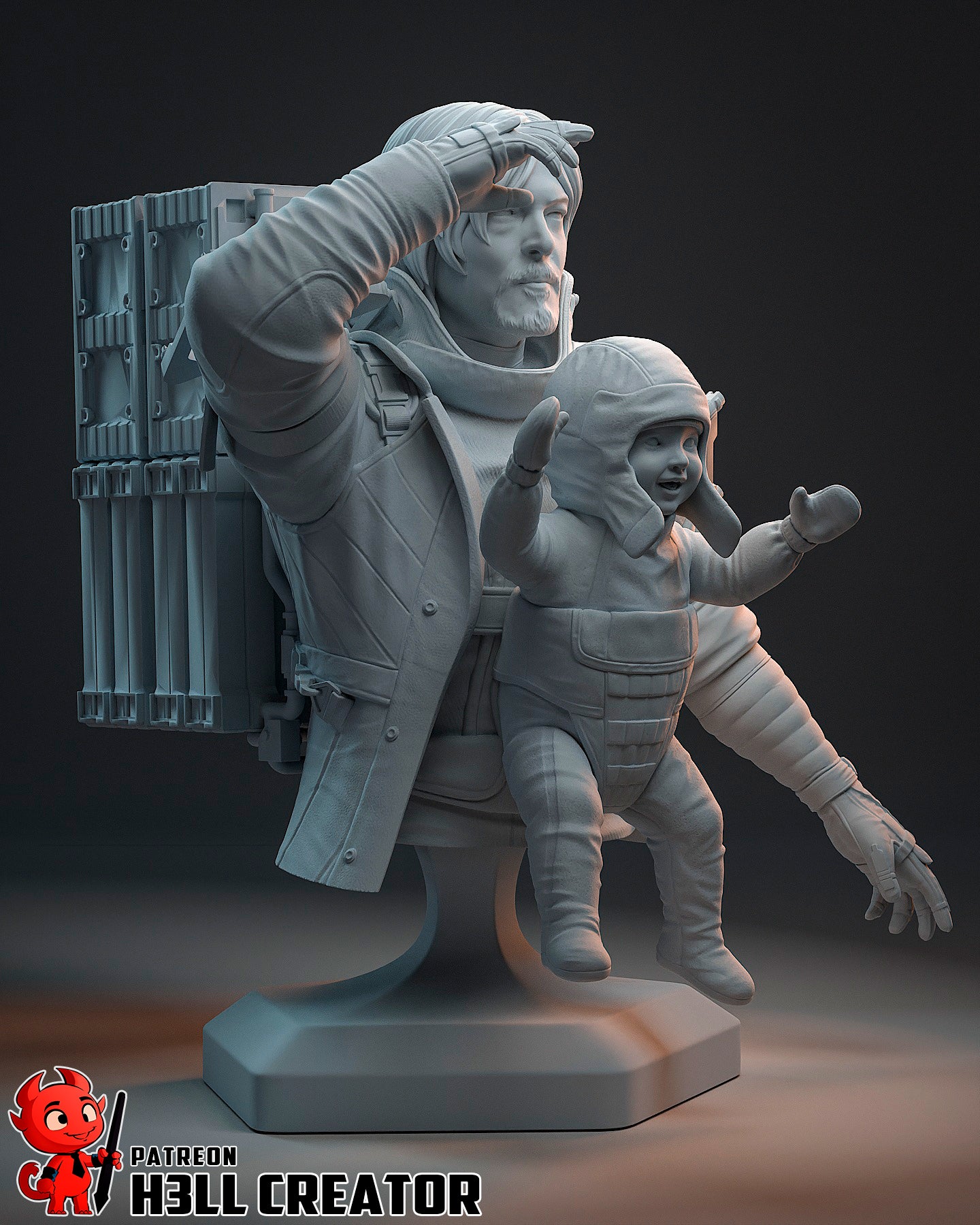 Sam Bridges | 3D Printed Resin Model | Unpainted or Hand-Painted