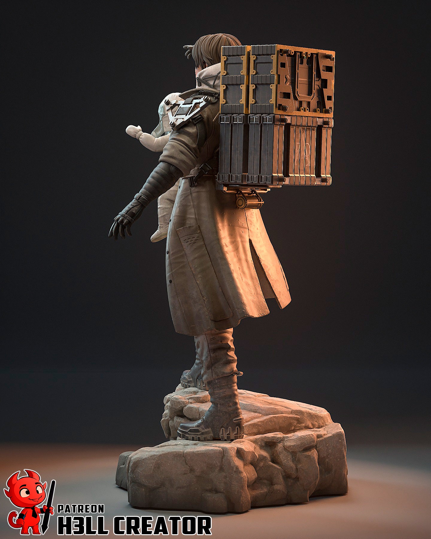 Sam Bridges | 3D Printed Resin Model | Unpainted or Hand-Painted