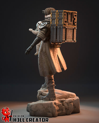 Sam Bridges | 3D Printed Resin Model | Unpainted or Hand-Painted