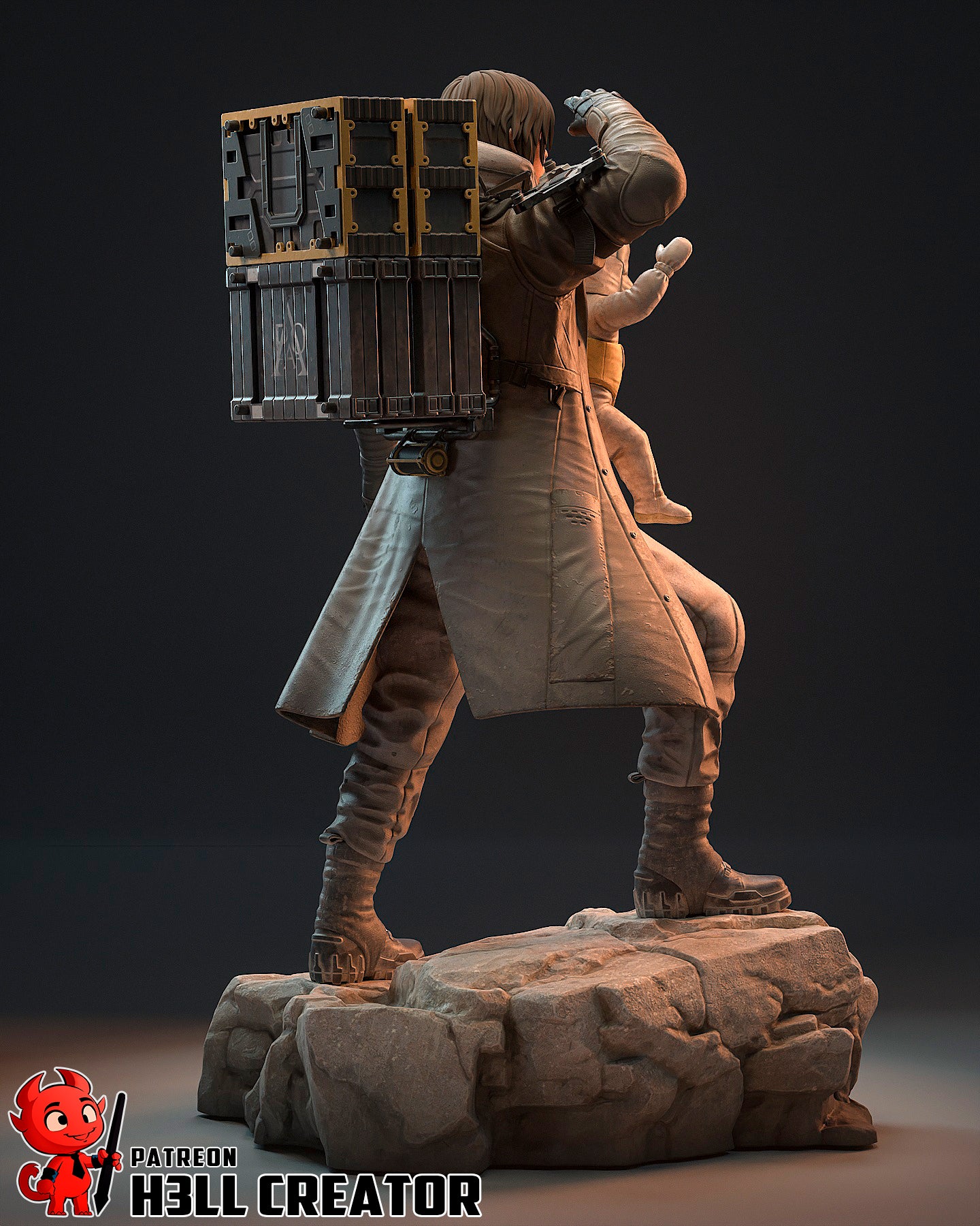 Sam Bridges | 3D Printed Resin Model | Unpainted or Hand-Painted