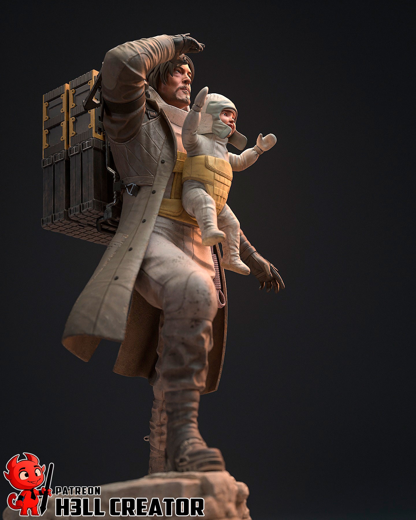 Sam Bridges | 3D Printed Resin Model | Unpainted or Hand-Painted