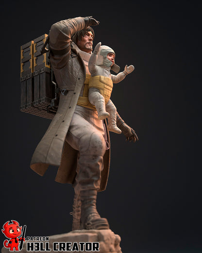 Sam Bridges | 3D Printed Resin Model | Unpainted or Hand-Painted