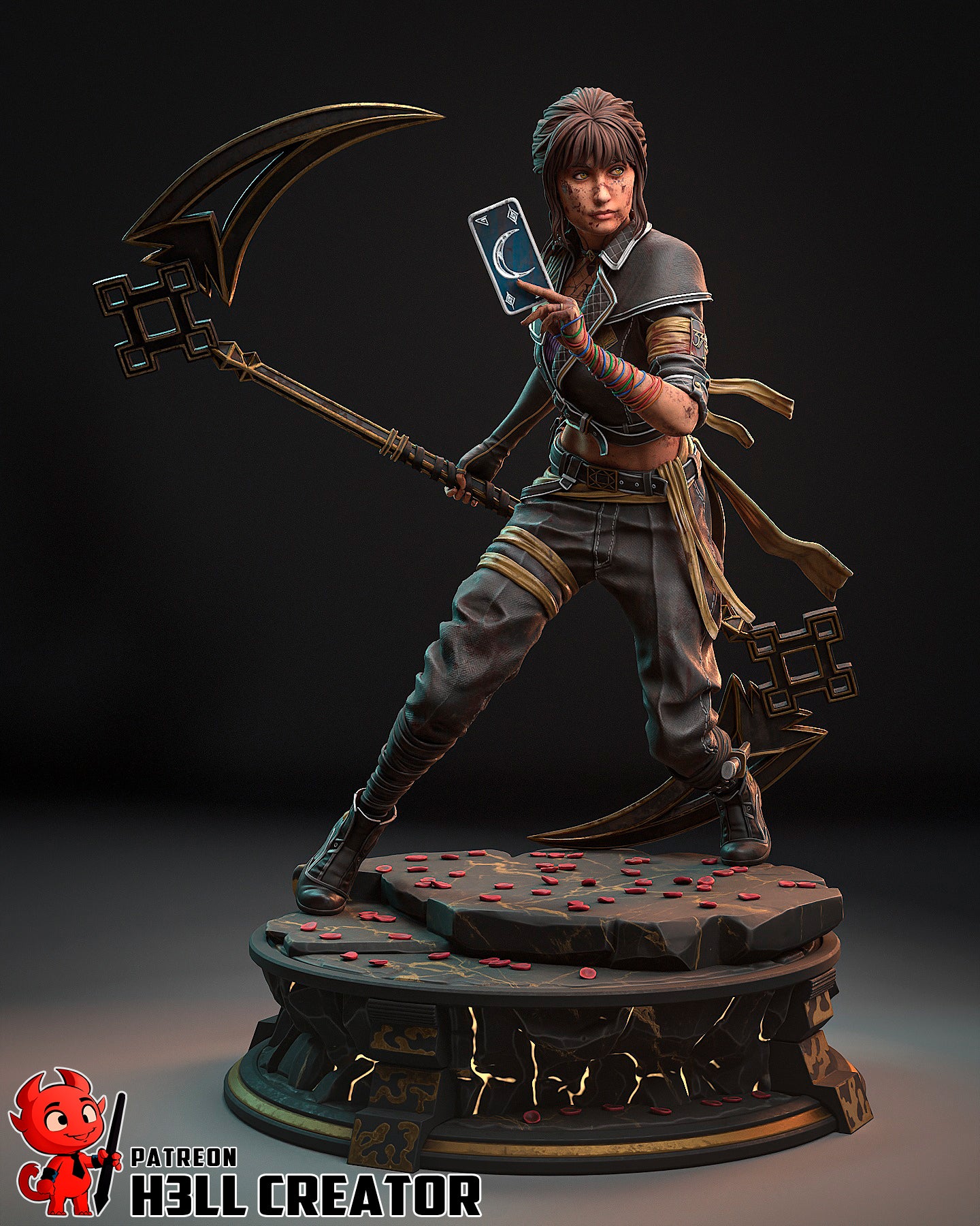 Sciel | 3D Printed Resin Model | Unpainted or Hand-Painted