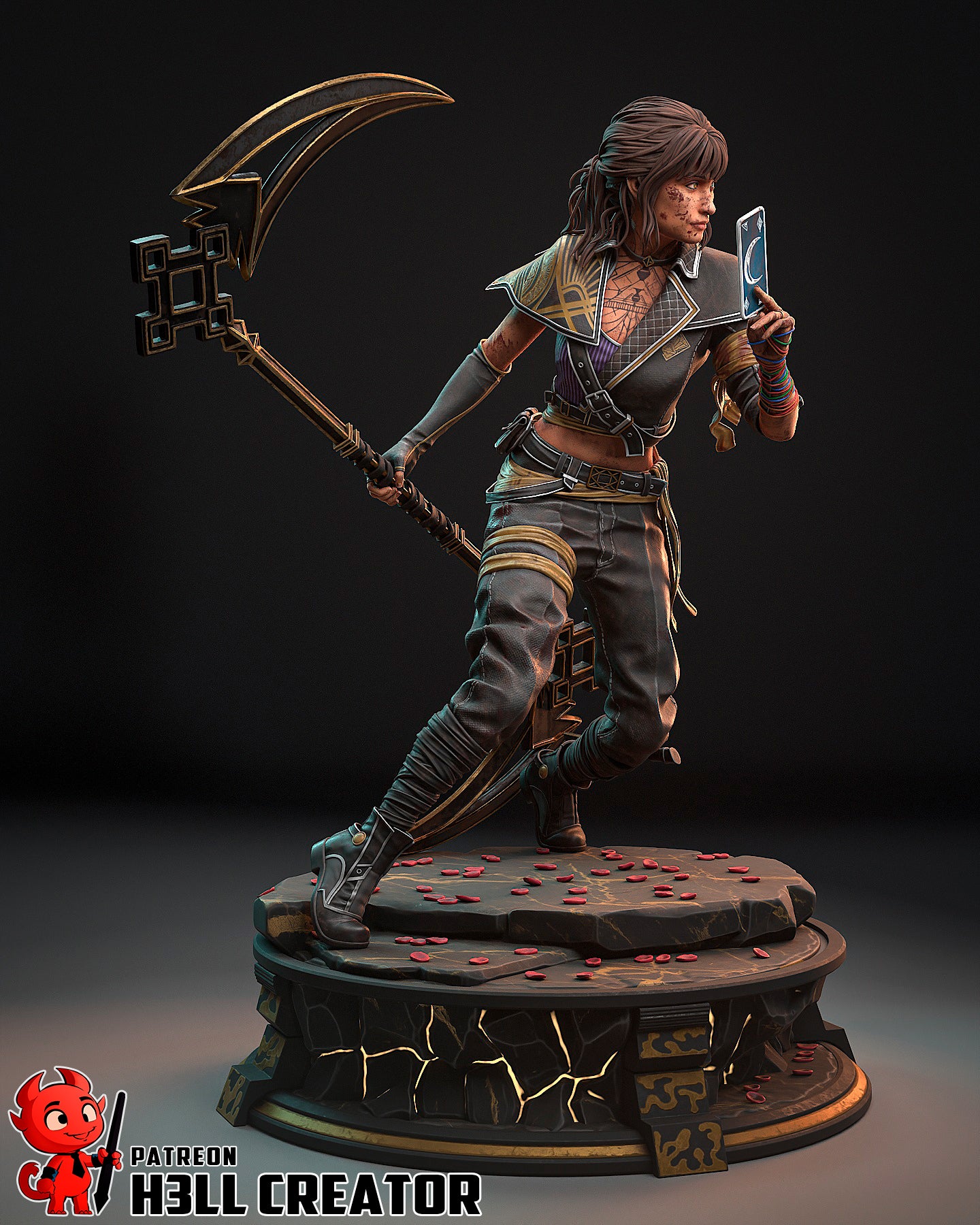 Sciel | 3D Printed Resin Model | Unpainted or Hand-Painted
