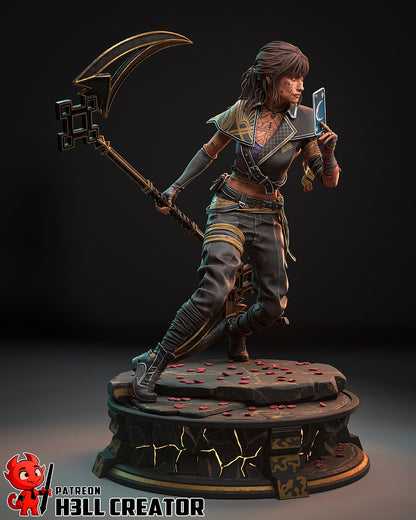Sciel | 3D Printed Resin Model | Unpainted or Hand-Painted