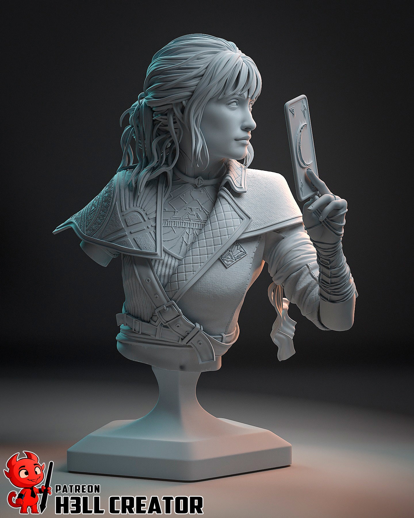 Sciel | 3D Printed Resin Model | Unpainted or Hand-Painted