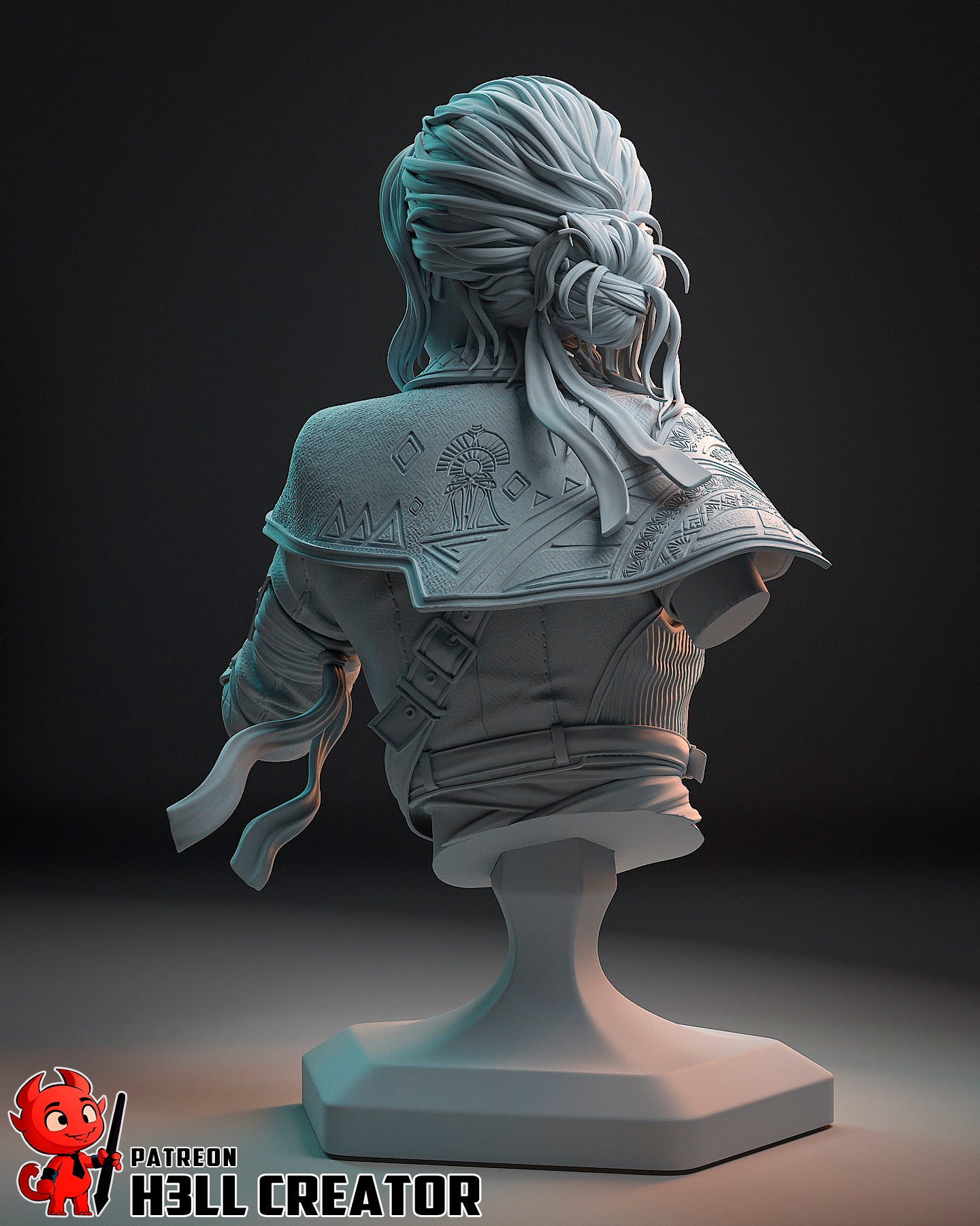 Sciel | 3D Printed Resin Model | Unpainted or Hand-Painted