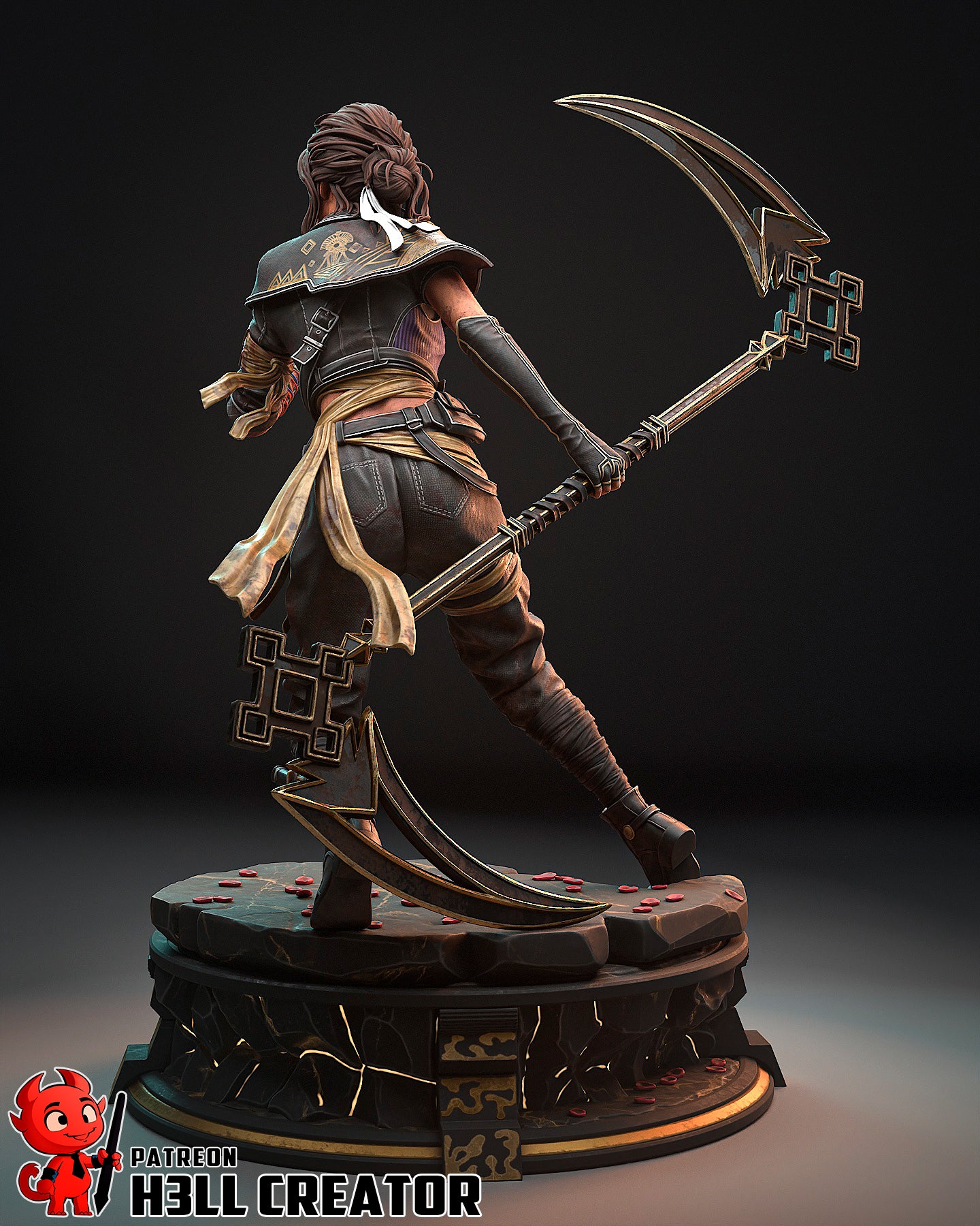 Sciel | 3D Printed Resin Model | Unpainted or Hand-Painted