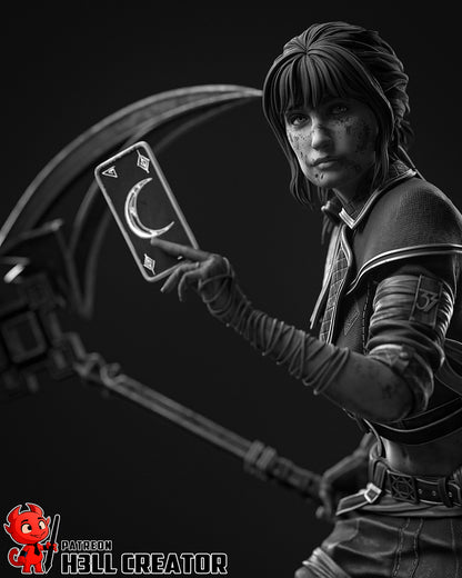Sciel | 3D Printed Resin Model | Unpainted or Hand-Painted