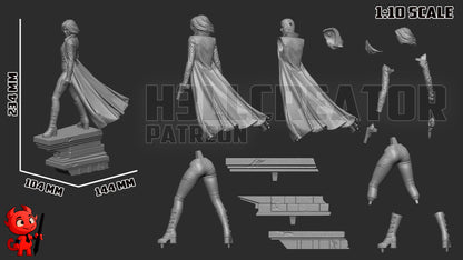 Selene - Underworld | 3D Printed Resin Model | Unpainted or Hand-Painted