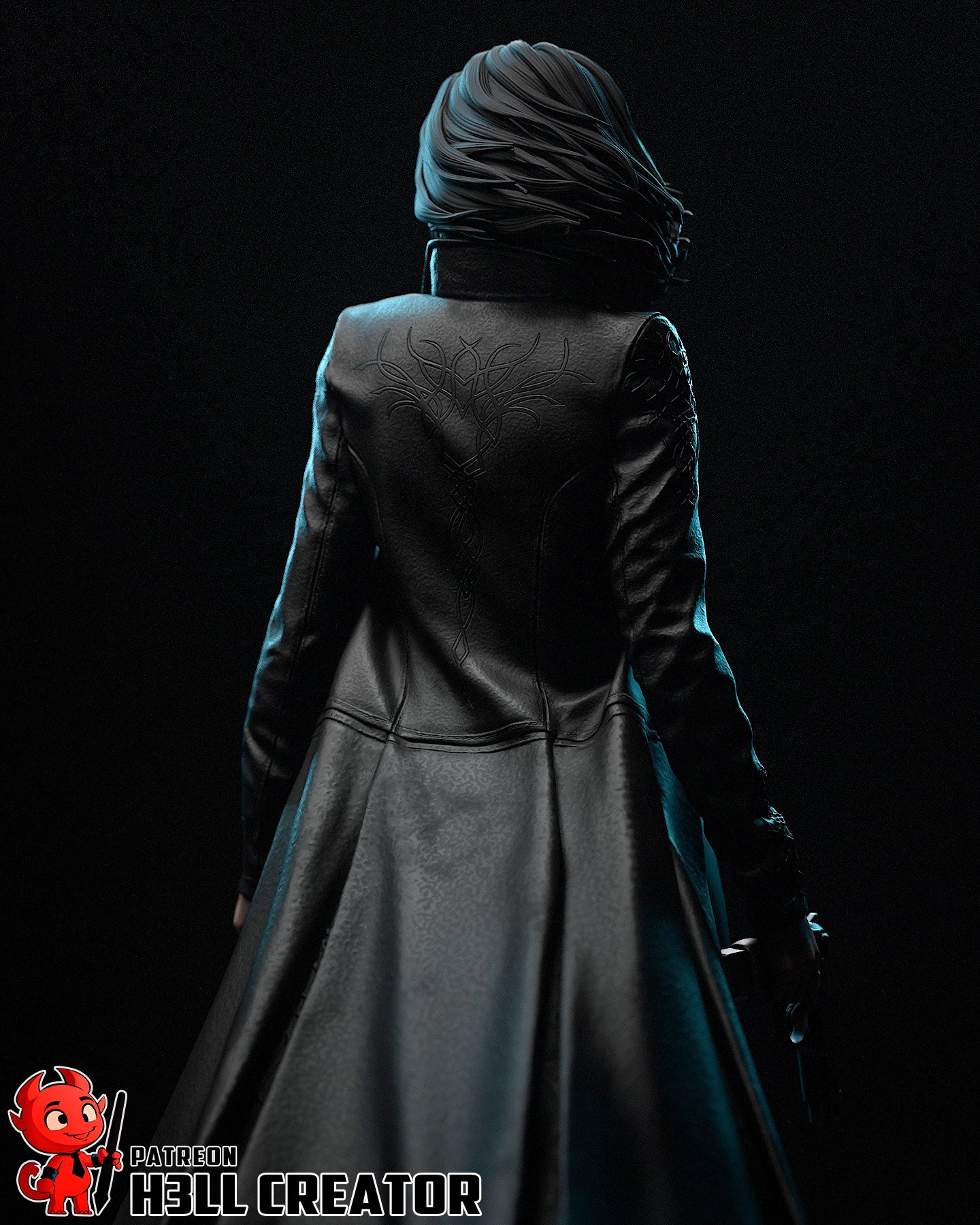 Selene - Underworld | 3D Printed Resin Model | Unpainted or Hand-Painted