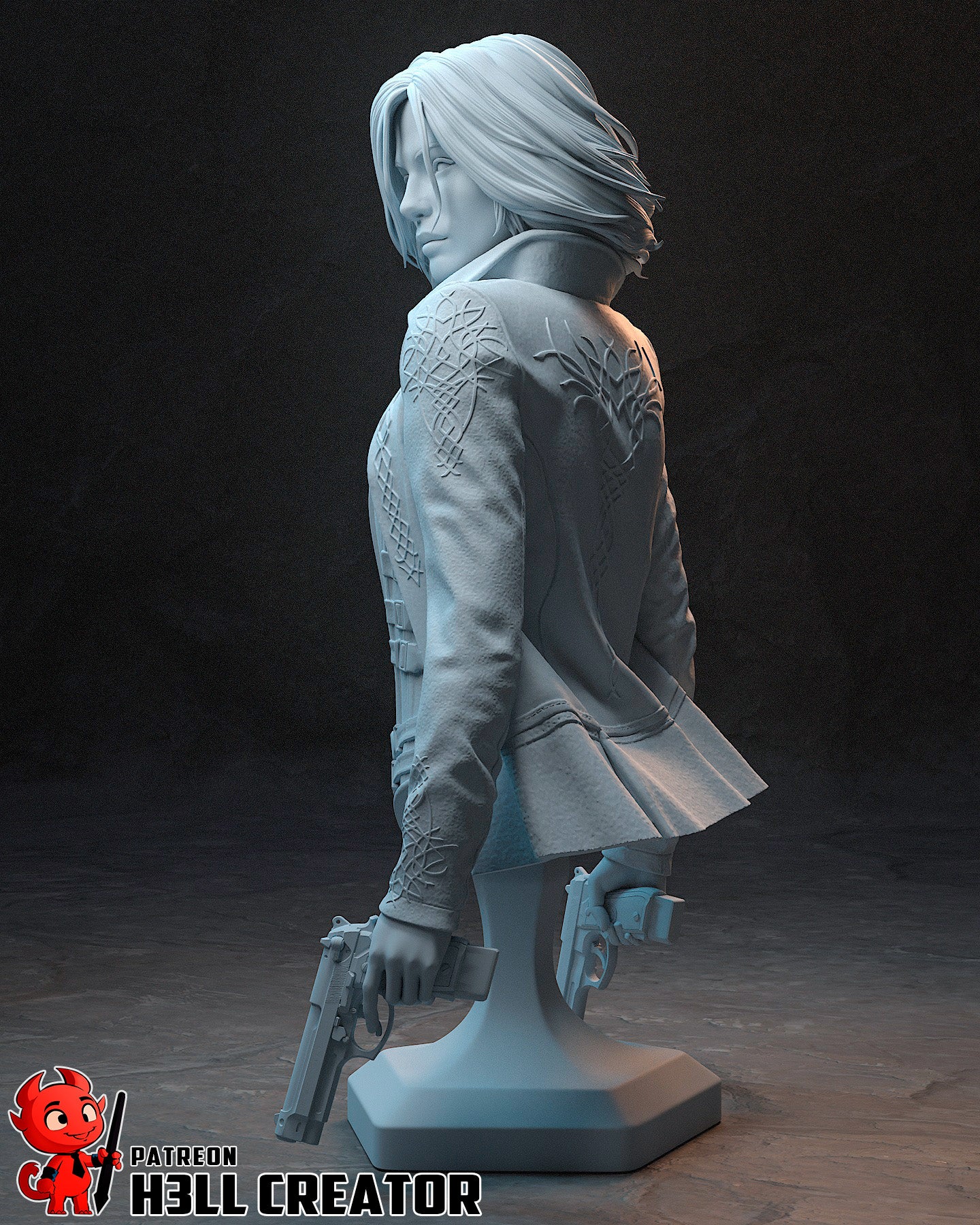 Selene - Underworld | 3D Printed Resin Model | Unpainted or Hand-Painted