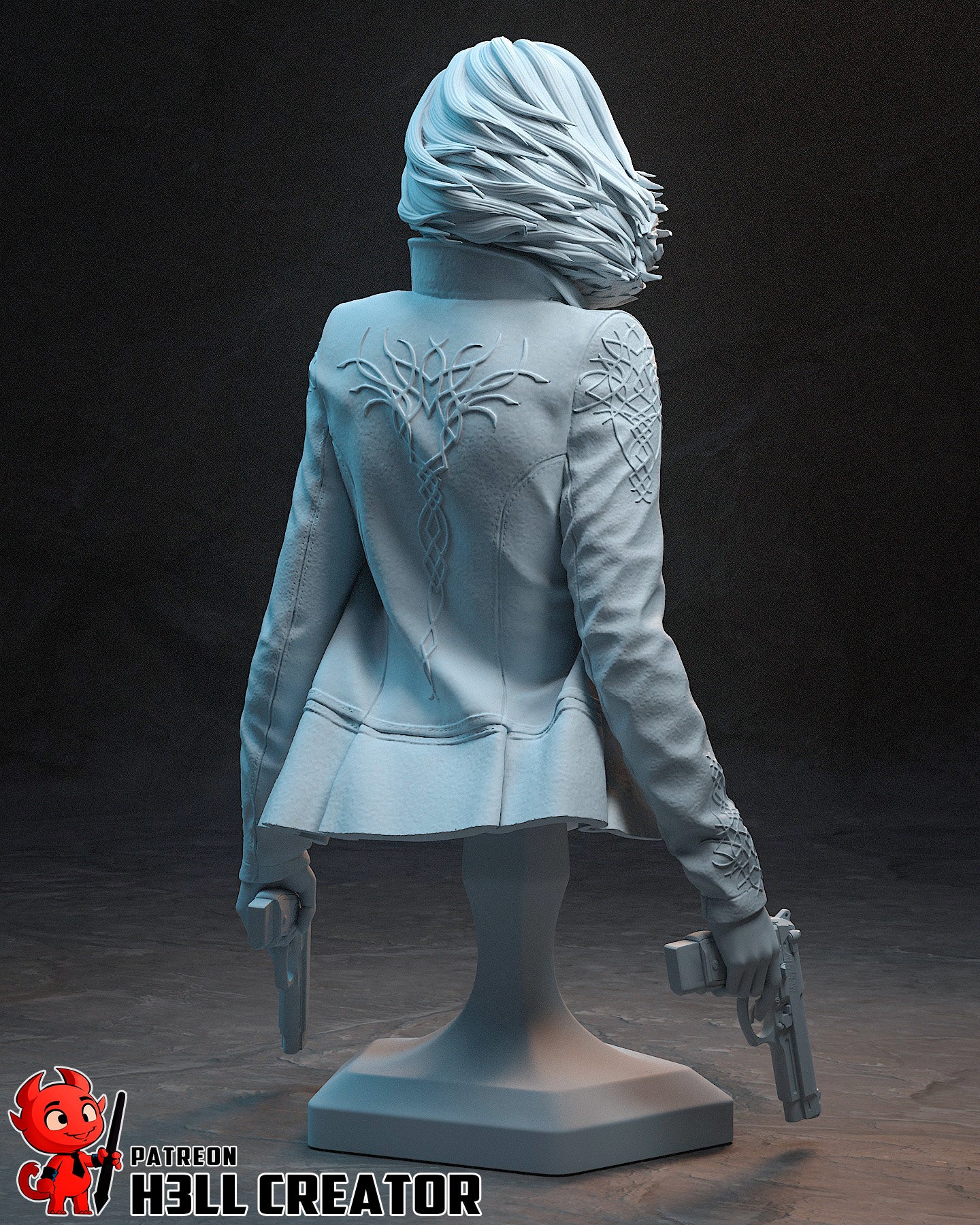 Selene - Underworld | 3D Printed Resin Model | Unpainted or Hand-Painted
