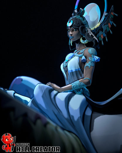 Selene - Hades | 3D Printed Resin Model | Unpainted or Hand-Painted