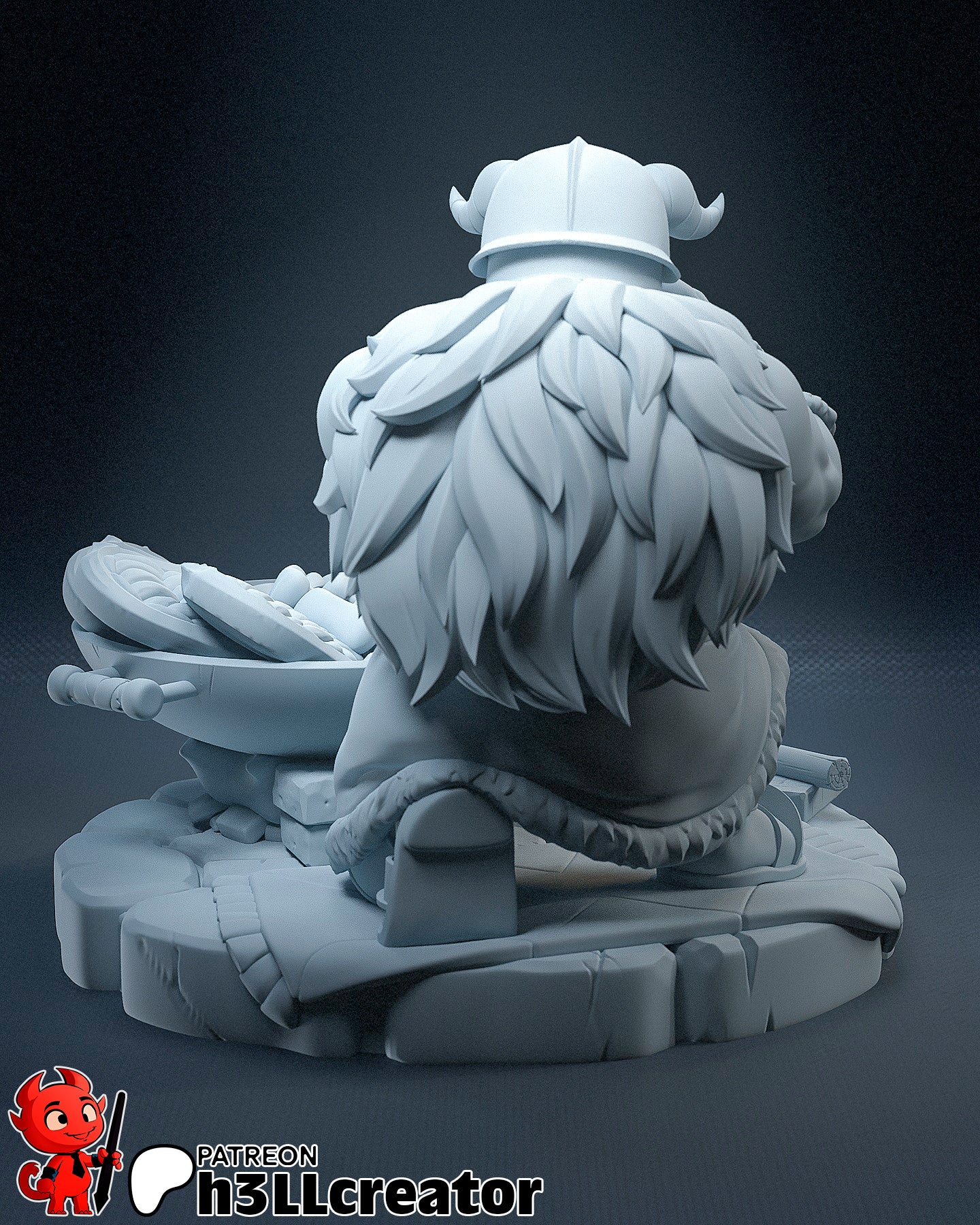 Senshi | 3D Printed Resin Model | Unpainted or Hand-Painted