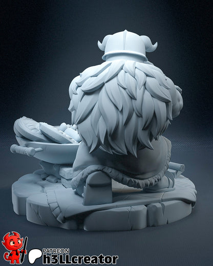 Senshi | 3D Printed Resin Model | Unpainted or Hand-Painted
