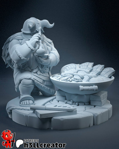 Senshi | 3D Printed Resin Model | Unpainted or Hand-Painted