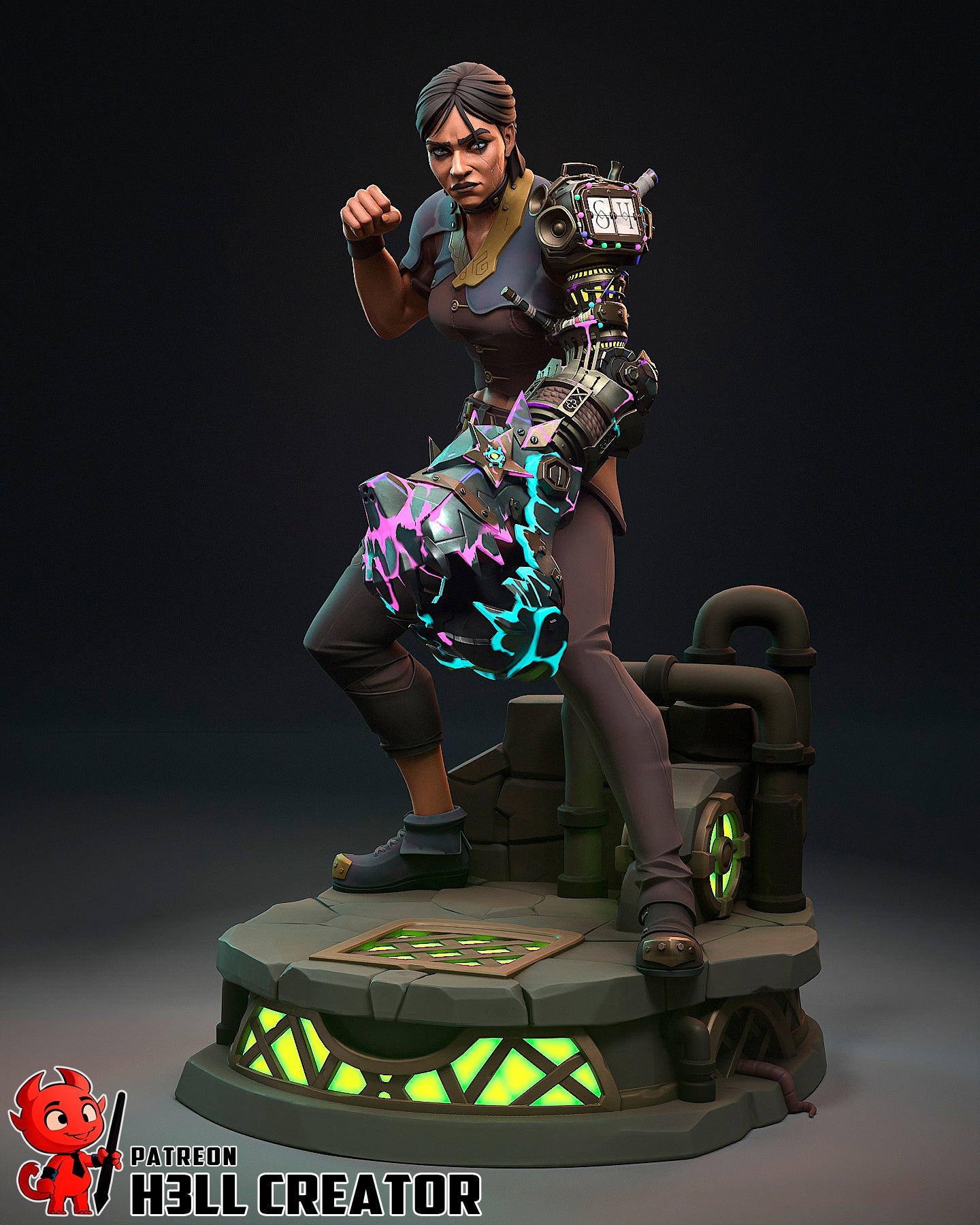 Sevika | 3D Printed Resin Model | Unpainted or Hand-Painted