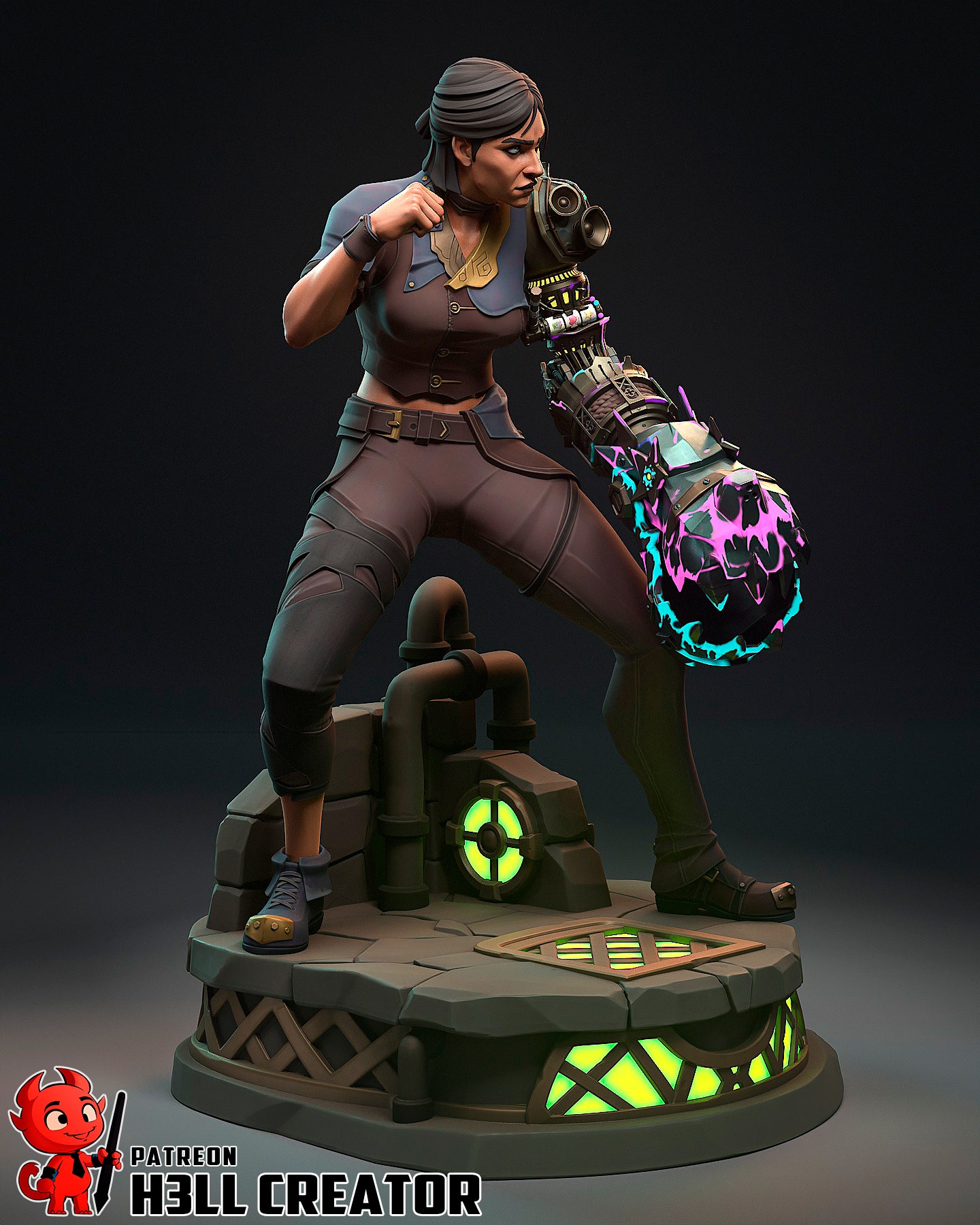 Sevika | 3D Printed Resin Model | Unpainted or Hand-Painted