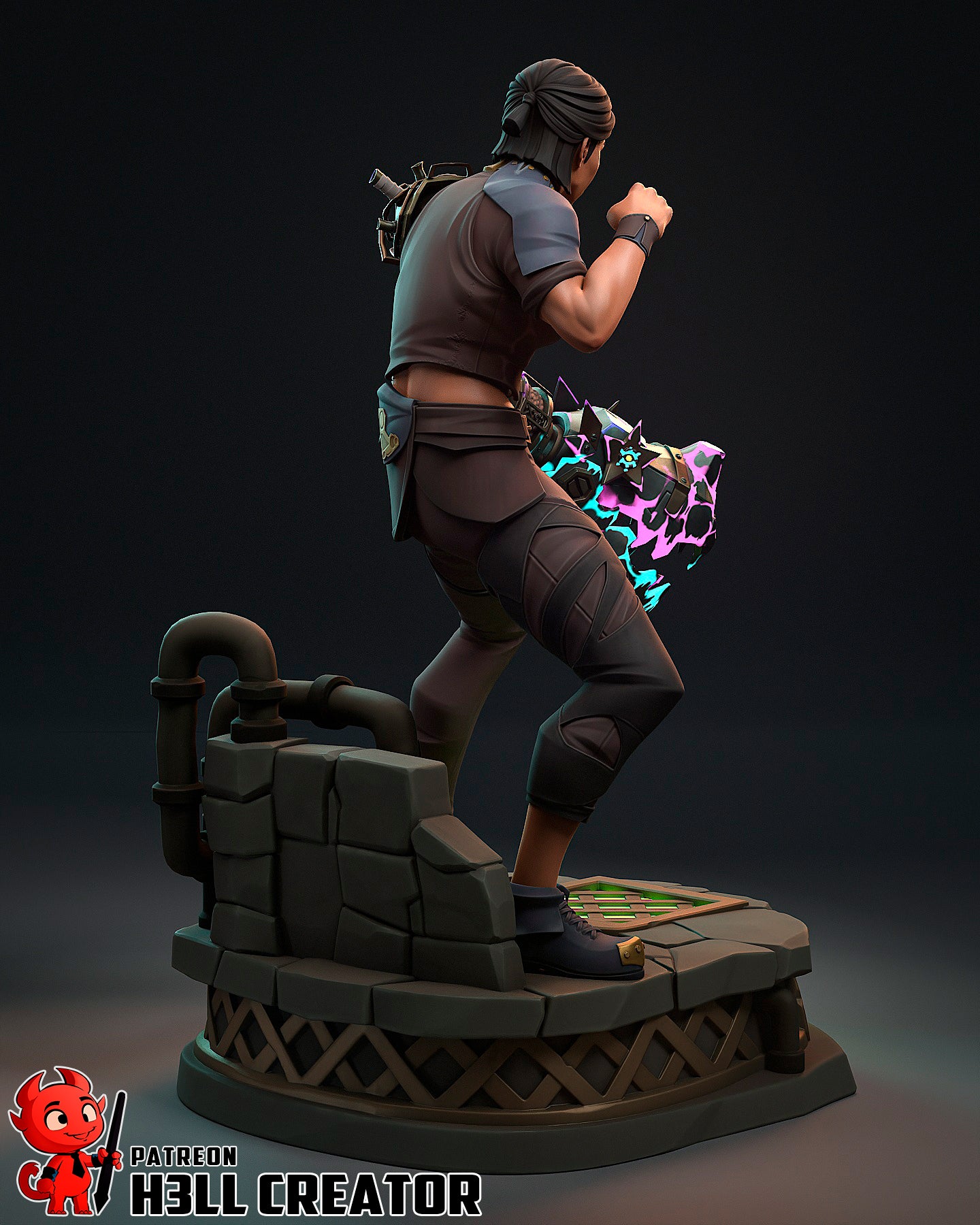 Sevika | 3D Printed Resin Model | Unpainted or Hand-Painted