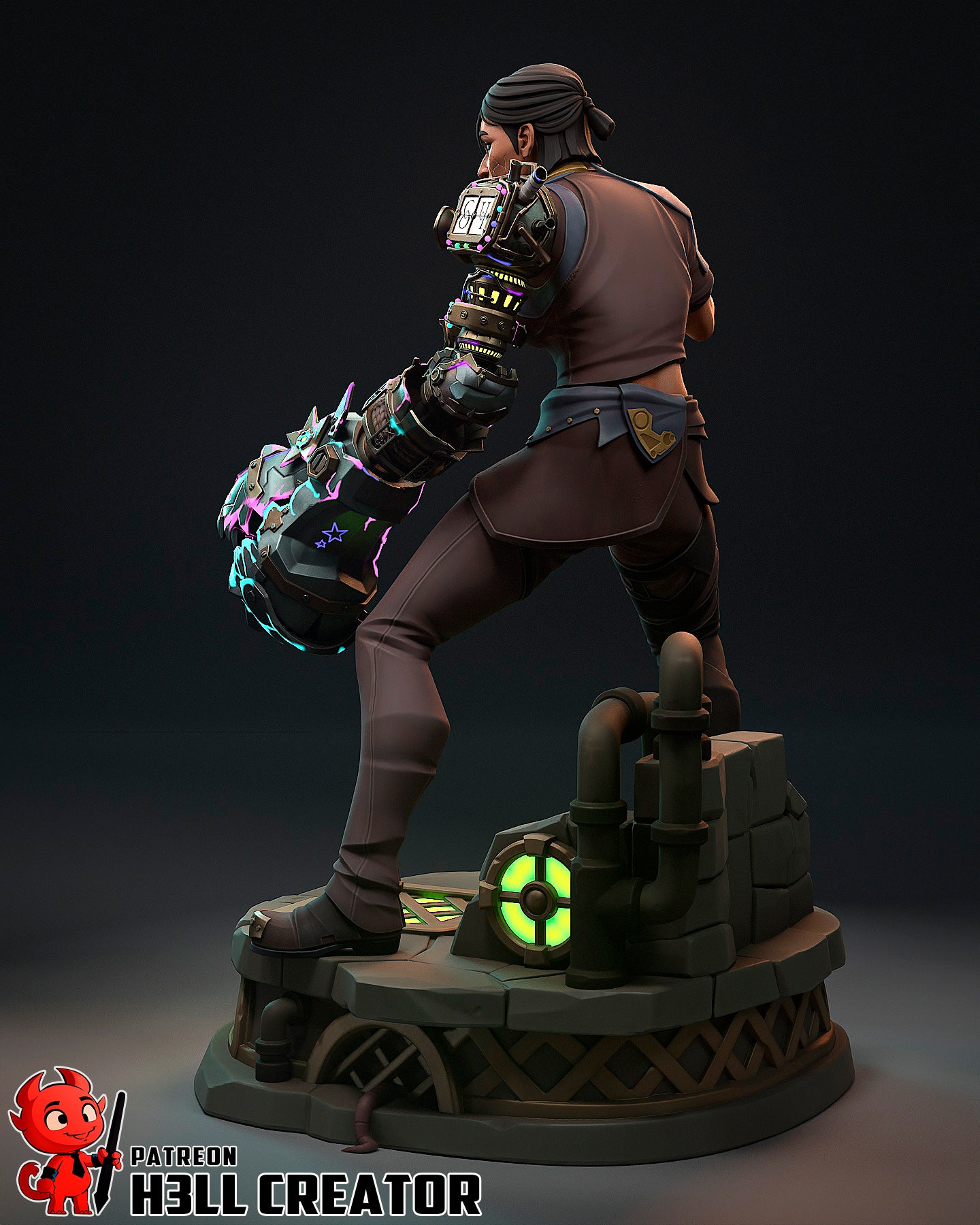 Sevika | 3D Printed Resin Model | Unpainted or Hand-Painted