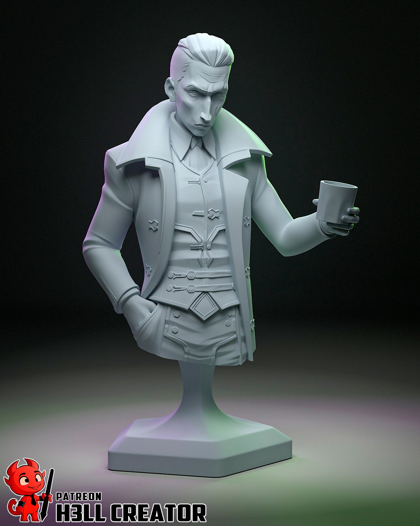 Silco | 3D Printed Resin Model | Unpainted or Hand-Painted