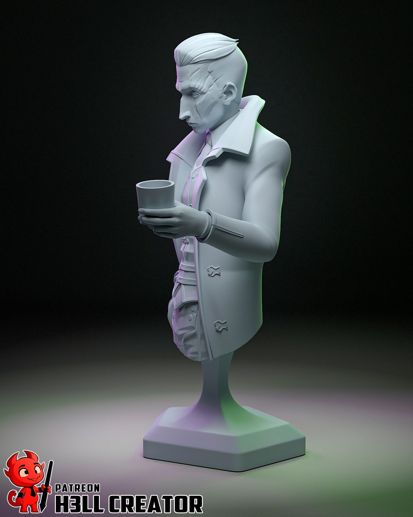 Silco | 3D Printed Resin Model | Unpainted or Hand-Painted