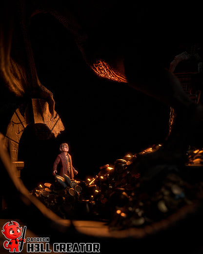 Smaug | 3D Printed Resin Model | Unpainted or Hand-Painted