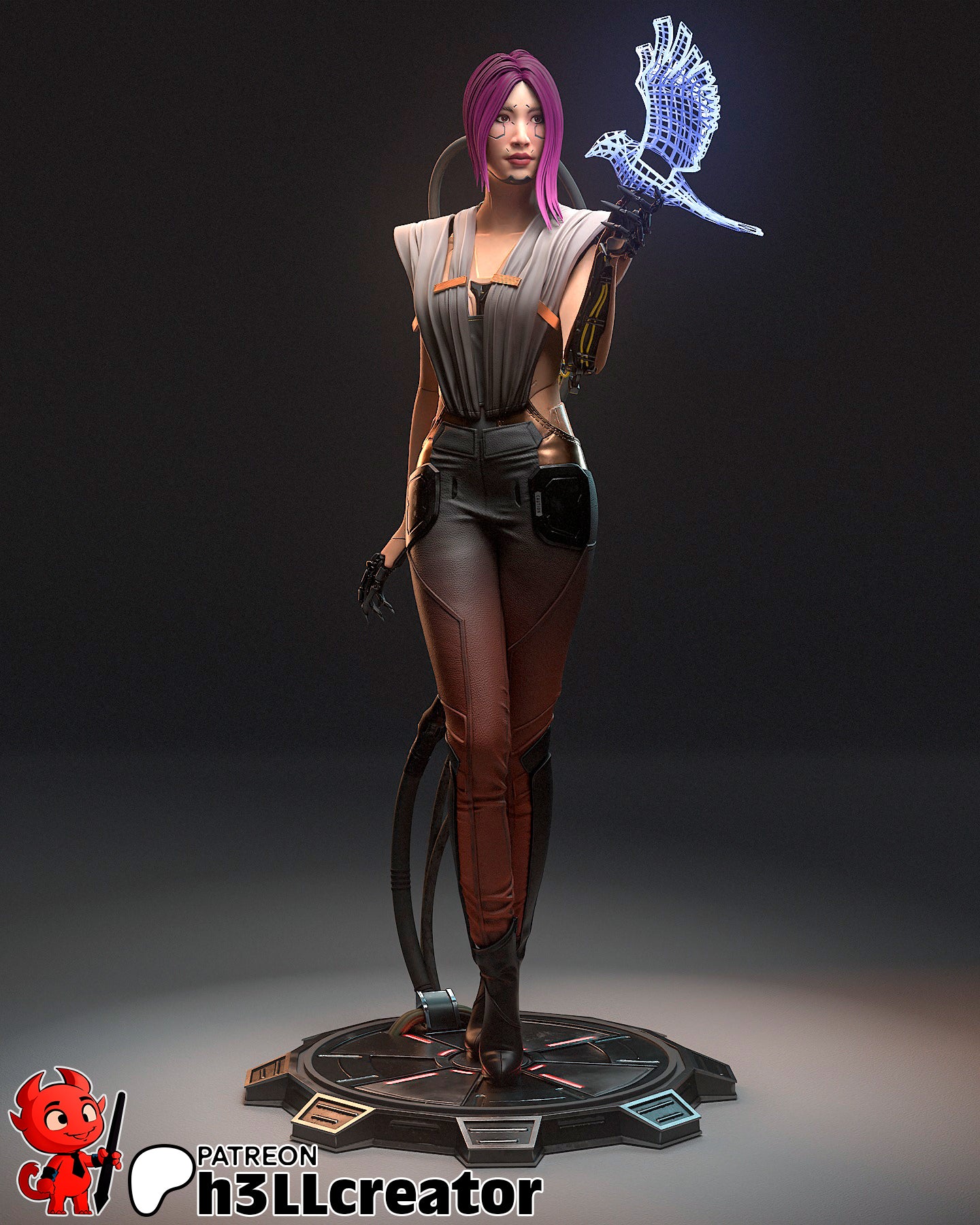 Songbird | 3D Printed Resin Model | Unpainted or Hand-Painted