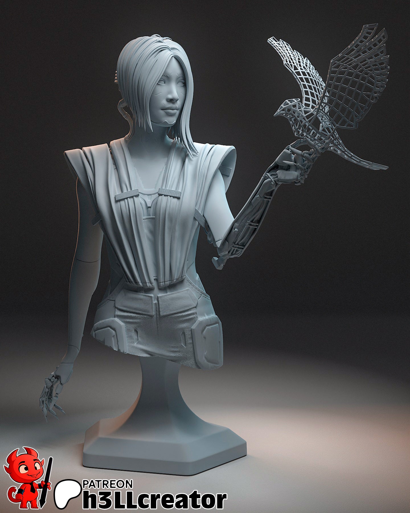 Songbird | 3D Printed Resin Model | Unpainted or Hand-Painted