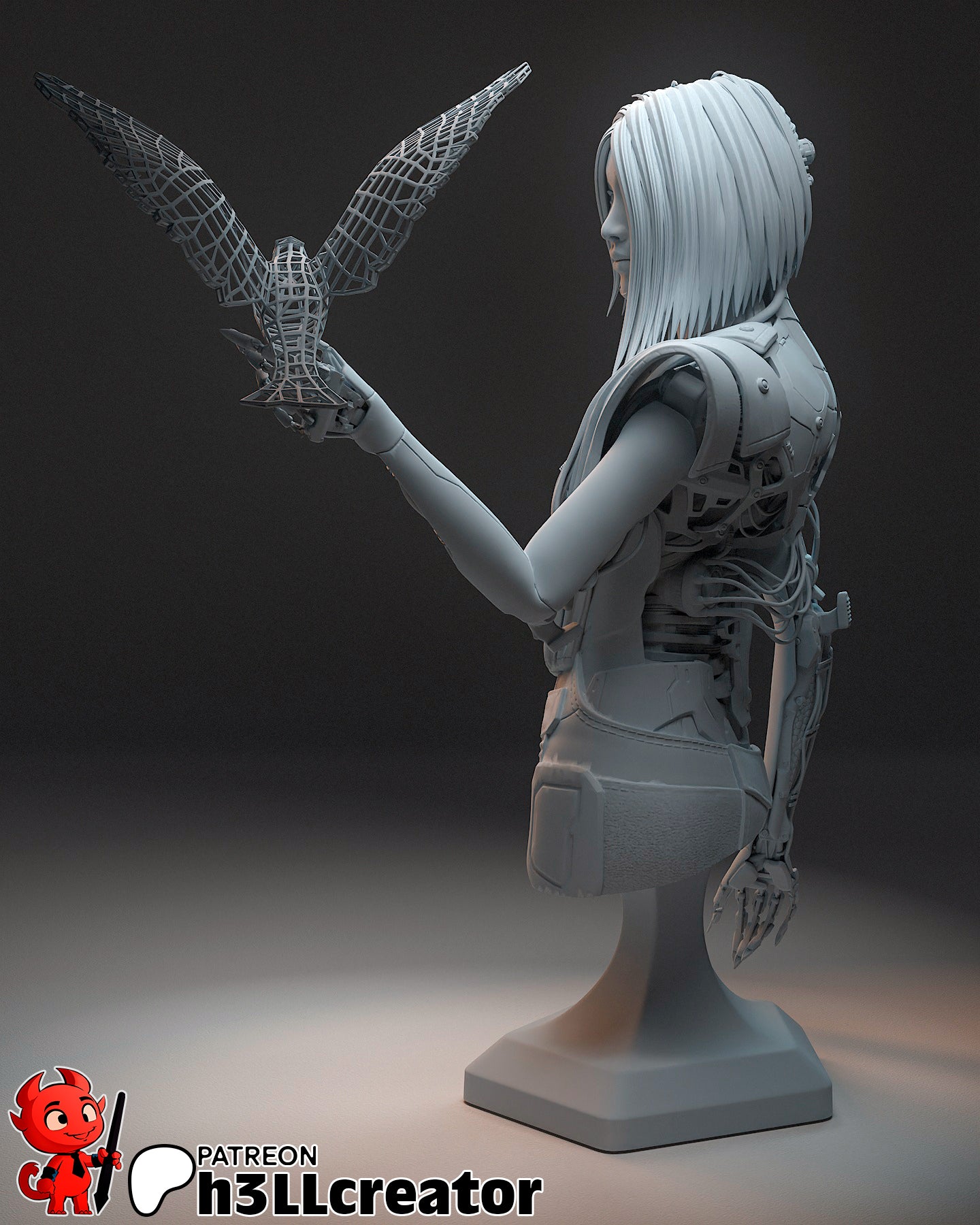 Songbird | 3D Printed Resin Model | Unpainted or Hand-Painted