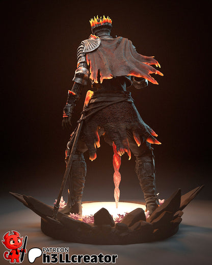 Soul of Cinders | 3D Printed Resin Model | Unpainted or Hand-Painted
