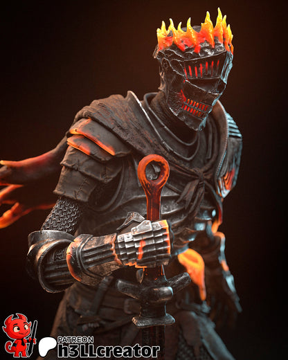Soul of Cinders | 3D Printed Resin Model | Unpainted or Hand-Painted