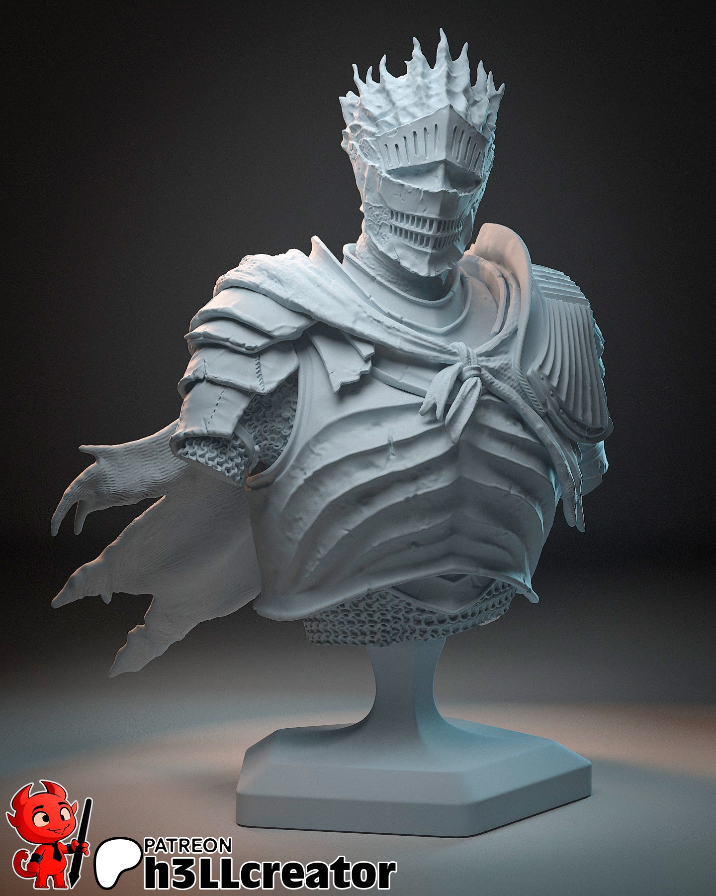 Soul of Cinders | 3D Printed Resin Model | Unpainted or Hand-Painted
