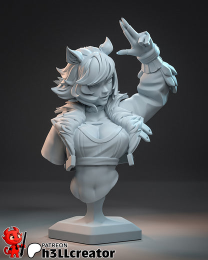 Squirrel Girl | 3D Printed Resin Model | Unpainted or Hand-Painted