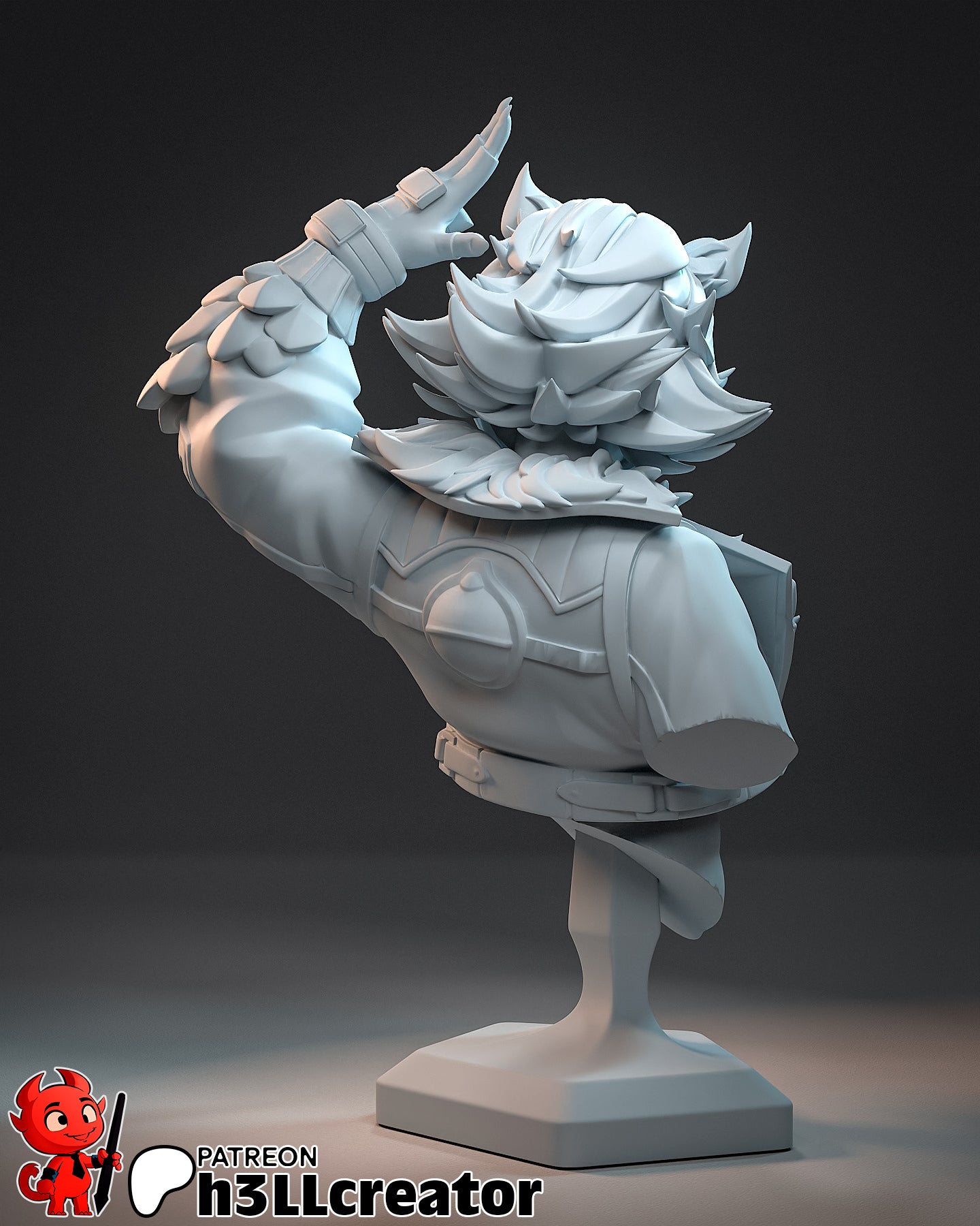 Squirrel Girl | 3D Printed Resin Model | Unpainted or Hand-Painted