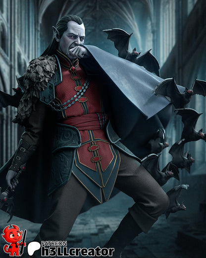 Strahd Von Zarovich | 3D Printed Resin Model | Unpainted or Hand-Painted