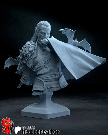 Strahd Von Zarovich | 3D Printed Resin Model | Unpainted or Hand-Painted