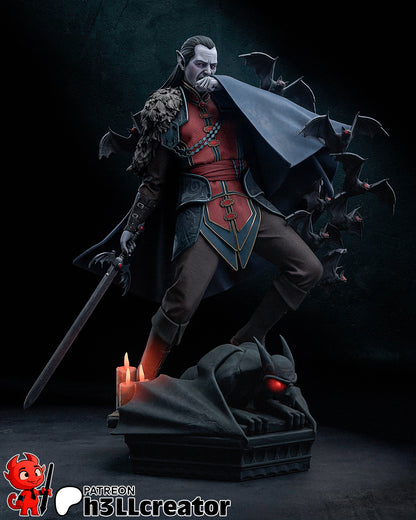 Strahd Von Zarovich | 3D Printed Resin Model | Unpainted or Hand-Painted