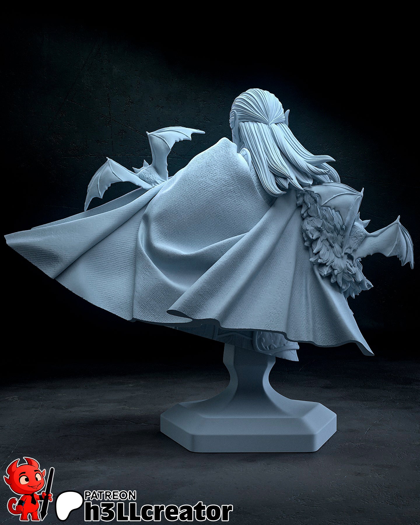 Strahd Von Zarovich | 3D Printed Resin Model | Unpainted or Hand-Painted
