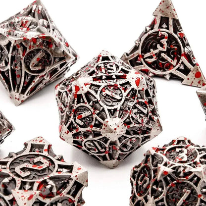 Mithril Massacre | Solid Metal Dice | 7 Piece Set