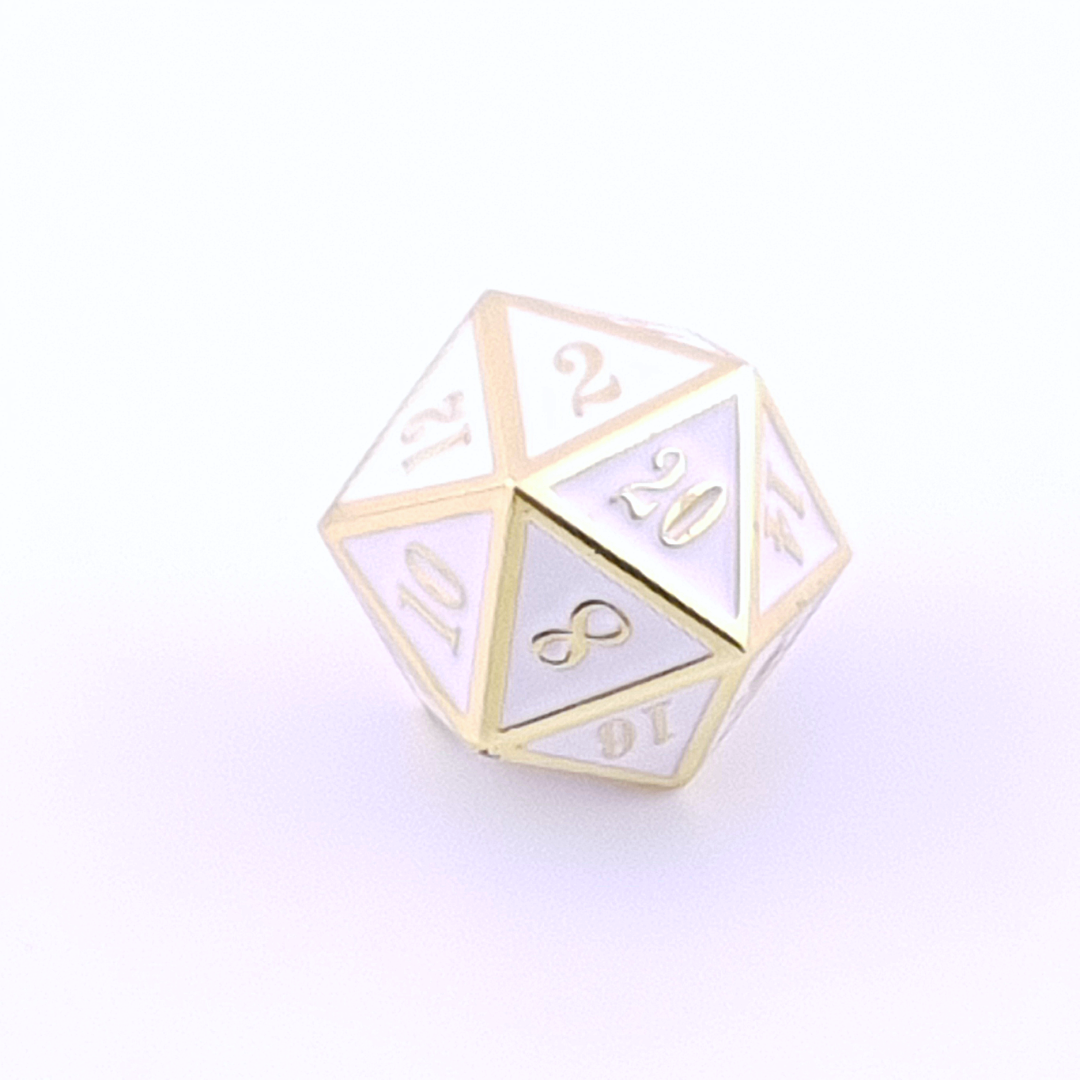 Pure Noble | Solid Metal Dice | 7 Piece Set