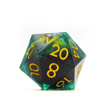 Eye of Envy | 50mm D20 | Oversized Resin Dice | Single Dice