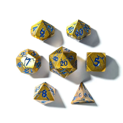 Hextech | Solid Metal Dice | 7 Piece Set