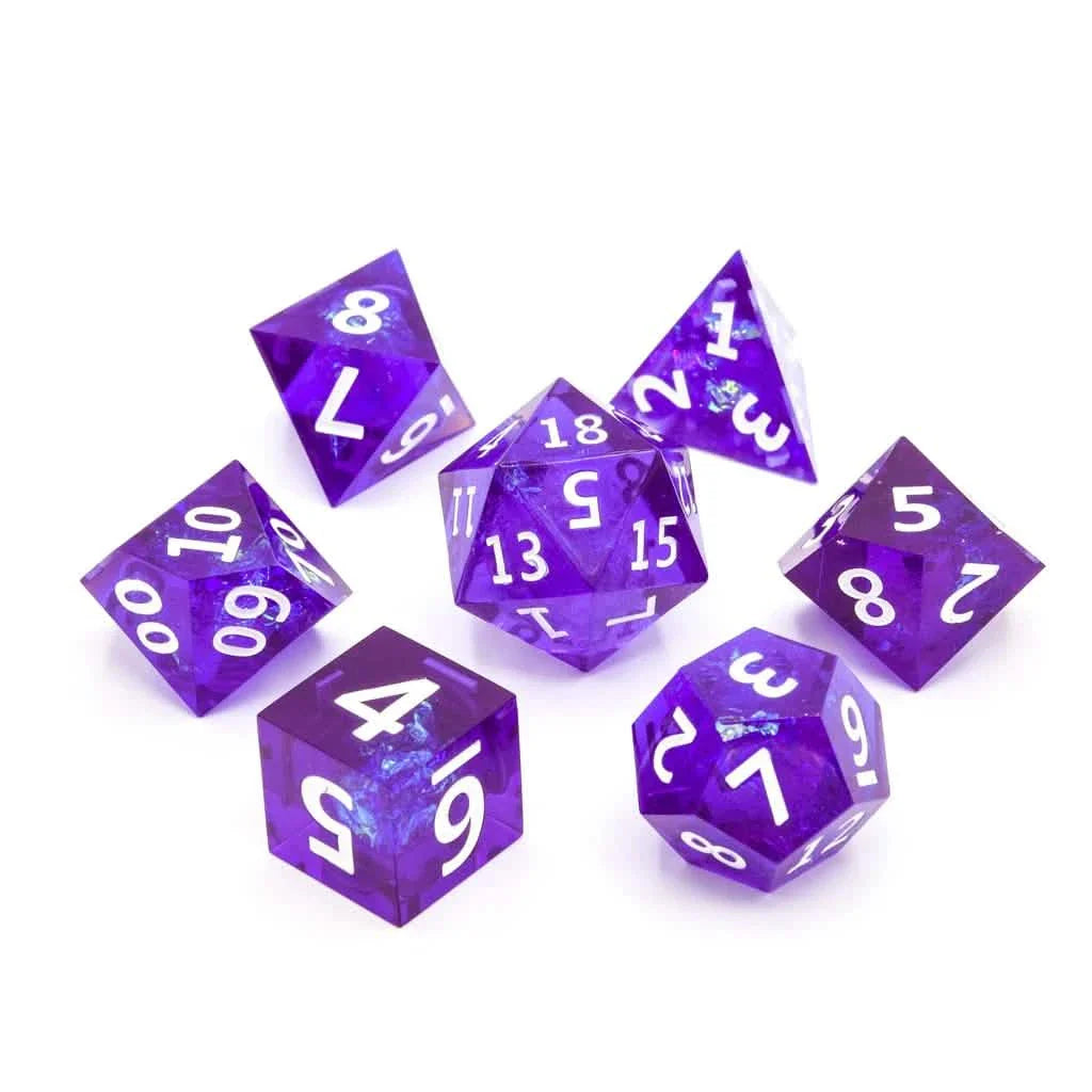 Arcane Prism | Sharp Edge Dice | Resin | 7 Piece Set